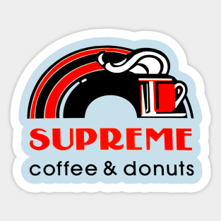 Supreme Coffee & Donuts - Brockton/Seekonk, MA Sticker